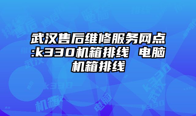 武汉售后维修服务网点:k330机箱排线 电脑机箱排线