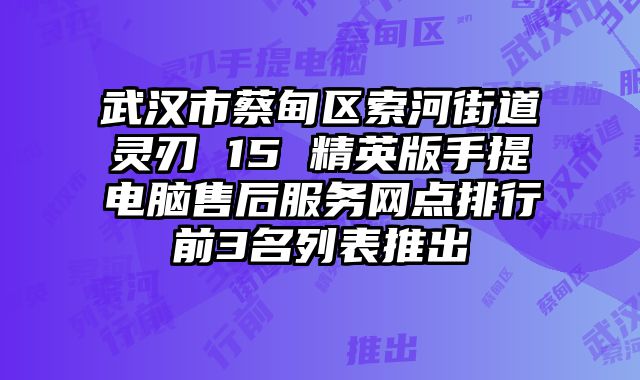 武汉市蔡甸区索河街道灵刃 15 精英版手提电脑售后服务网点排行前3名列表推出